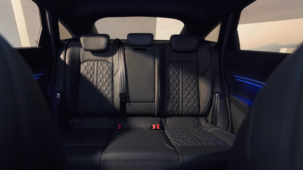 Interior of Audi SQ8 e-tron Sportback.